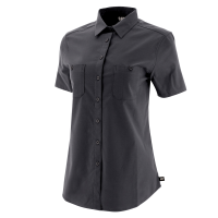 CAT  1610039 Women's Short Sleeve Oxford - Black Oxford Large Regular