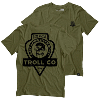 Troll Co. Men's TC1388 Artifact Tee - Military Green Small Regular