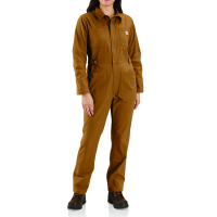 Carhartt  106071 Rugged Flex  Relaxed Fit Canvas Coverall - Carhartt Brown 3X-Large Plus