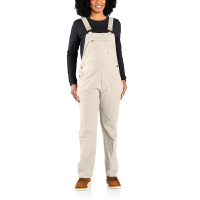 Carhartt  106001 Rugged Flex Loose Fit Canvas Bib Overall - Natural X-Large Short