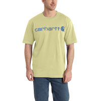 Carhartt Mens K195 Short Sleeve Logo T-Shirt - Lemongrass 4X-Large Regular