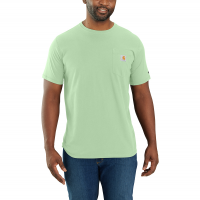 Carhartt Mens 104616 Force Relaxed Fit Midweight Short Sleeve Pocket T-Shirt - Aventurine 3X-Large Tall