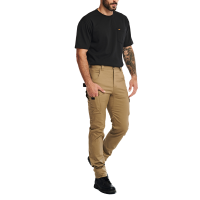 CAT Mens 1080015 Coolmax Work Pant - Khaki 42W x 30L