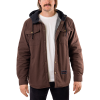 Troll Co. Men's TC1231 Logan Flannel Shirt Jacket - Bison Medium Regular