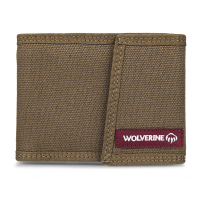 Wolverine Men's WV61-9222 Guardian Cotton Bifold Velcro Wallet - Chestnut One Size Fits All
