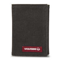 Wolverine Men's WV61-9224 Guardian Cotton Trifold Wallet - Onyx One Size Fits All