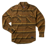 Troll Co. Mens TC1405 Lou Flannel - Gold/Orange/Green Large Regular