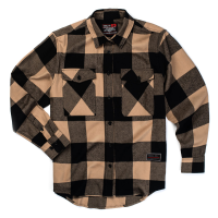 Troll Co.  TC1420 Women's Ella Flannel - Beige/Black Small Regular