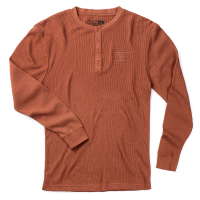 Troll Co. Mens TC1401 Ironman Knit Henley - Brick Small Regular