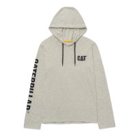CAT  1010035 Women's UPF Banner Hooded T-Shirt - Cream Heather Small Regular