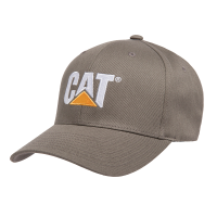 CAT Mens W01700 Trademark Stretch Fit Cap - Gray S/M
