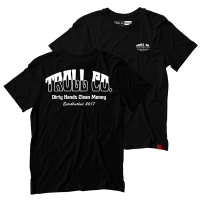 Troll Co. Men's TC1460 Fade Tee - Black Small Regular