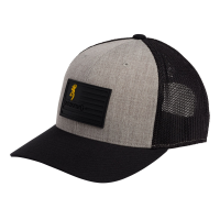 Browning Men's 308033691 Recon Flag Cap - Heather Gray One Size Fits All