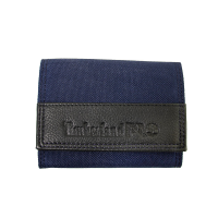 Timberland PRO Men's DP0058 Canvas Trifold with Carabiner - Navy Blue One Size Fits All