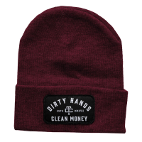 Troll Co. Men's TR1204 Classic Beanie - Burgundy Heather One Size Fits All