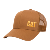 CAT Mens 1090056 Cat X Richardson 112 Trucker Hat - Bronze-Yellow One Size Fits All