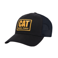 CAT Men's 1090058 Cat X Richardson 112 Diesel Power Trucker Hat - Black One Size Fits All