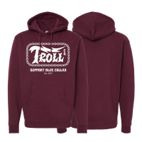 Troll Co. Mens TC1650 Volt Hoodie - Maroon 2X-Large Regular