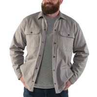 Jack Rivet Mens JR1004 Calwood Flex Lined Shirt Jac - Frost Grey 4X-Large Tall