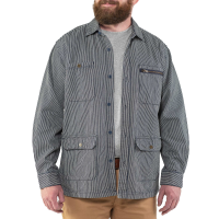 Jack Rivet Mens JR1015 Hickory Stripe Shop Shirt - Hickory Stripe 4X-Large Tall