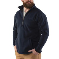 Jack Rivet Mens JR1006 1/2-Zip Lined Work Sweatshirt - Navy 2X-Large Regular