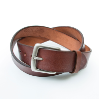 Jack Rivet Mens JR2008 Utah Belt - Dull Nickel - Chestnut 32W