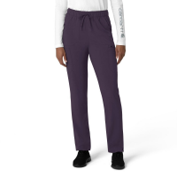 Carhartt  C53210 Women's Force Modern Fit Straight Leg Pant - Black Plum Large Petite