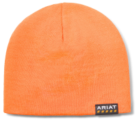Ariat Men's 10053425 Acrylic Skull Cap - Bright Orange One Size Fits All