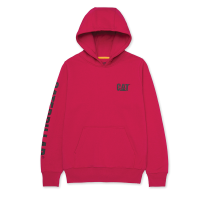 CAT  1050006 Women's Trademark Banner Pullover Hoodie - Persian Red 2X-Large Plus