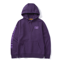 CAT  1050006 Women's Trademark Banner Pullover Hoodie - Purple Velevet Heather X-Small Regular