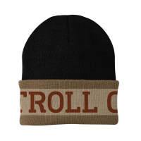 Troll Co. Men's TR1314 Trademark Beanie - Black Chipmunk One Size Fits All