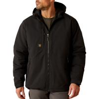 Ariat Mens 10052119 Rebar Cordura Ripstop Insulated Jacket - Black Small Regular