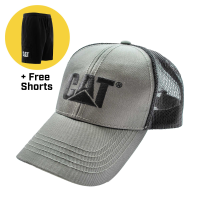 CAT Mens 8140003 Sweatshort / Cap Bundle - Olive Flat Logo X-Large