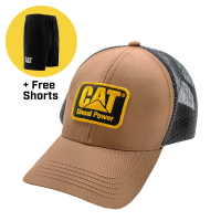 CAT Mens 8140003 Sweatshort / Cap Bundle - Brown Diesel Power Large