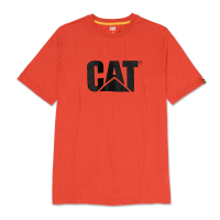CAT Mens 1510305 Tm Logo T-Shirt - Burnt Ochre Small Regular