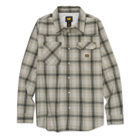 CAT Mens 1020009 Lightweight Long Sleeve Western Shirt - Marshland Large Regular