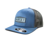 Ariat Men's A2900010 Cap w/ Silicone Welded Patch - Blue One Size Fits All