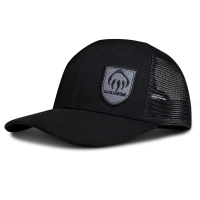 Wolverine Men's WVH9519 Claw Embroidered Shield Patch Trucker Cap - Black One Size Fits All