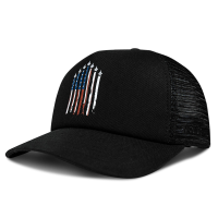 Wolverine Men's WVH9525 American Flag Jets Trucker Cap - Black One Size Fits All