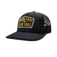 Ariat Men's A2900018 Work Hard Live Free Cap  - Black One Size Fits All