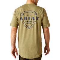 Ariat Mens 10054589 Rebar Workman 360 Shield Pocket T-Shirt - Oil Green 4X-Large Regular