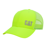 CAT Men's 1090057 Cat X Richardson 112 Hi-Vis Trucker Hat - Hi-Vis Yellow Reflective One Size Fits All