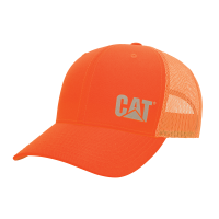 CAT Mens 1090057 Cat X Richardson 112 Hi-Vis Trucker Hat - Hi-Vis Orange Reflective One Size Fits All