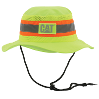 CAT Men's 1090048 Safety Safari Hat - Hi Vis Yellow L/XL