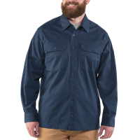Jack Rivet Mens JR1005 Lawson Flex Twill Work Shirt - Dark Ocean 2X-Large Tall