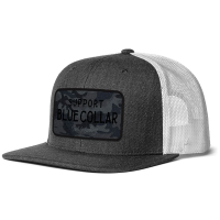 Troll Co. Mens TC1664 Closeout Barricade Snapback Hat - Charcoal/White/Camo One Size Fits All
