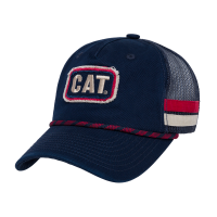 CAT Mens 1090078 Retro Patch Cap - Detroit Blue One Size Fits All