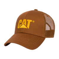CAT Mens 1120062 Raised Logo Cap - Bronze One Size Fits All