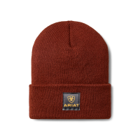 Ariat Mens 10063136 Rebar Watch Cap - Fired Brick One Size Fits All