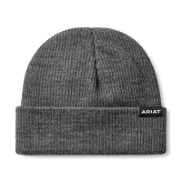 Ariat Men's 10063158 Ribbed Beanie - Dark Grey Heather One Size Fits All